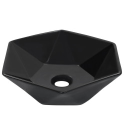 Lavabo 41x36,5x12 cm Céramique Noir