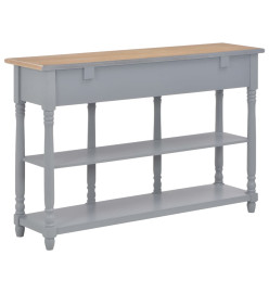 Table console Gris 120x30x76 cm MDF