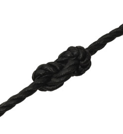 Corde de travail Noir 14 mm 250 m polypropylène