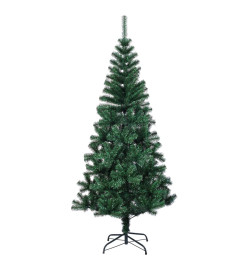 Sapin de Noël artificiel pointes iridescentes Vert 150 cm PVC