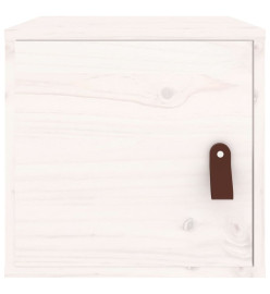 Armoires murales 2 pcs Blanc 31,5x30x30 cm Bois de pin massif