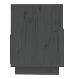 Meuble TV Gris 140x37x50 cm Bois de pin massif