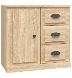 Buffet chêne sonoma 70x35,5x67,5 cm bois d'ingénierie