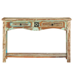 Table console 120x40x75 cm Bois solide de récupération