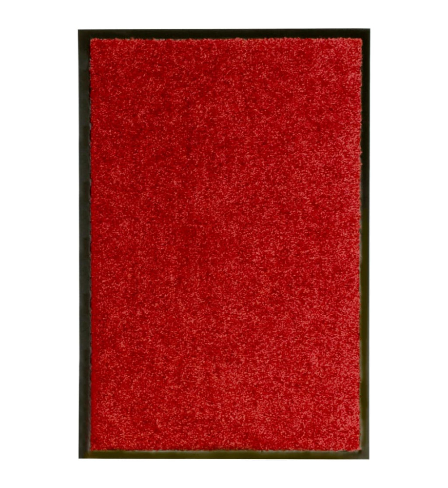 Paillasson lavable Rouge 40x60 cm