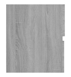 Armoire de lavabo Sonoma gris 80x38,5x45 cm Bois d'ingénierie