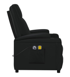 Fauteuil de massage Noir Similicuir