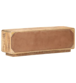 Meuble TV 120x30x40 cm Bois de manguier brut