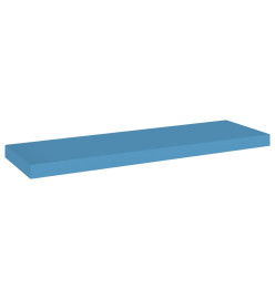 Étagères murales flottantes 4 pcs Bleu 80x23,5x3,8 cm MDF