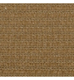 Voile d'ombrage 160 g/m² Taupe 3,6x3,6x3,6 m PEHD