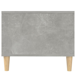 Table basse gris béton 102x50x40 cm bois d'ingénierie