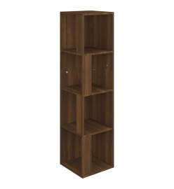 Armoire d'angle Chêne marron 33x33x132 cm Bois d'ingénierie