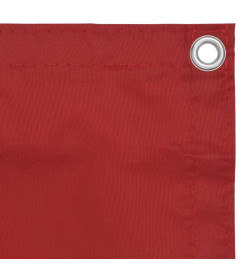 Écran de balcon Rouge 90x600 cm Tissu Oxford