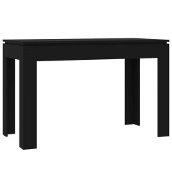 Table de salle à manger Noir 120 x 60 x 76 cm Aggloméré