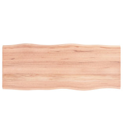 Dessus de table bois chêne massif traité bordure assortie