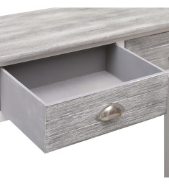 Table console Gris 90 x 30 x 77 cm Bois