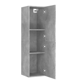 Ensemble de meubles TV 4 pcs Gris béton Aggloméré