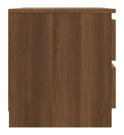 Table de chevet Chêne marron 50x39x43,5 cm Bois d'ingénierie