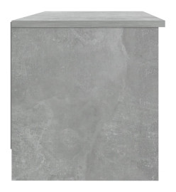 Meuble TV Gris béton 102x35,5x36,5 cm Bois d'ingénierie