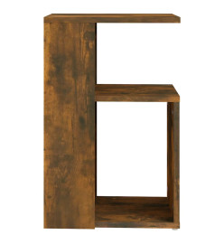 Table d'appoint Chêne fumé 36x30x56 cm Bois d'ingénierie