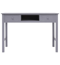 Buffet Gris 108x45x76 cm Bois de Paulownia massif