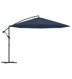 Parasol cantilever 3,5 m bleu