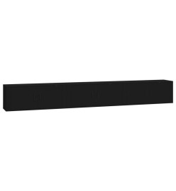 Meubles TV muraux 3 pcs noir 100x34,5x40 cm