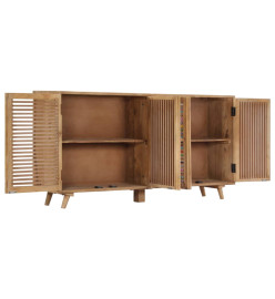 Buffet 150x30x75 cm Bois de manguier massif