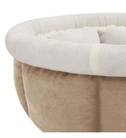 Lit pour chien 59x59x24 cm Beige