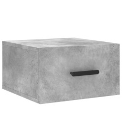 Tables de chevet murales 2 pcs gris béton 35x35x20 cm