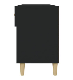 Armoire à chaussures Noir 102x35x55 cm Bois d'ingénierie