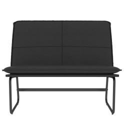 Banc Noir 100x75x76 cm Similicuir