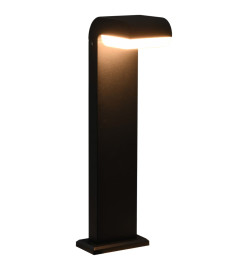 Lampe LED d'extérieur 9 W Noir Ovale