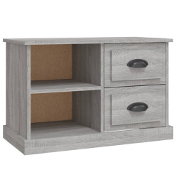 Meuble TV sonoma gris 73x35,5x47,5 cm bois d'ingénierie