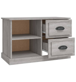 Meuble TV sonoma gris 73x35,5x47,5 cm bois d'ingénierie