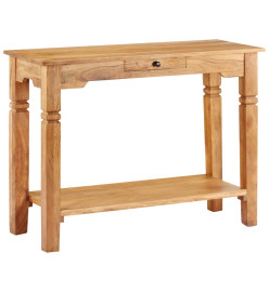 Table console 100x40x76 cm Bois d'acacia massif