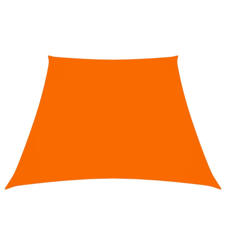 Voile de parasol Tissu Oxford trapèze 2/4x3 m Orange