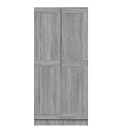 Garde-robe Sonoma gris 82,5x51,5x180 cm Bois d'ingénierie