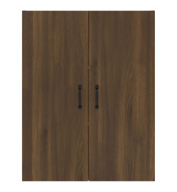 Armoire suspendue Chêne marron 69,5x34x90 cm Bois d'ingénierie