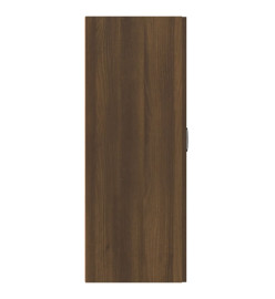 Armoire suspendue Chêne marron 69,5x34x90 cm Bois d'ingénierie