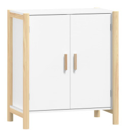 Buffet Blanc 62x38x70 cm Bois d'ingénierie