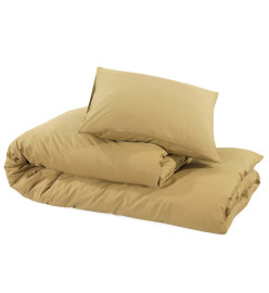 Ensemble de housse de couette Taupe 225x220 cm Microfibre