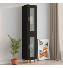 Armoire murale suspendue Noir 34,5x34x90 cm