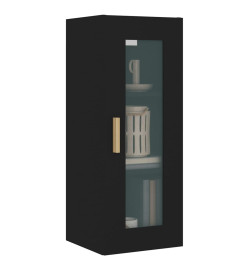 Armoire murale suspendue Noir 34,5x34x90 cm