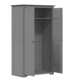 Garde-robe BODO gris 101x52x176,5 cm bois massif de pin