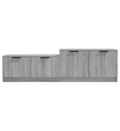 Meuble TV Sonoma gris 158,5x36x45 cm Bois d'ingénierie