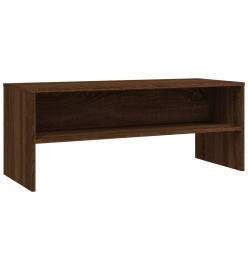 Meuble TV Chêne marron 100x40x40 cm Bois d'ingénierie