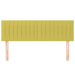 Têtes de lit 2 pcs Vert 72x5x78/88 cm Tissu