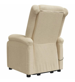 Fauteuil de massage Crème Tissu