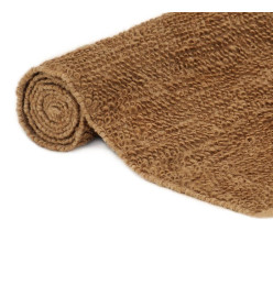 Tapis à poils bouclés fait à la main 180x250 cm Jute et coton